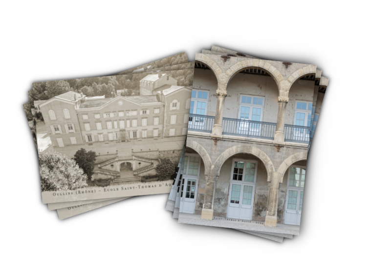 Illustration des cartes postales